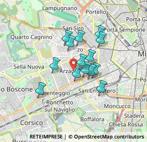 Mappa Via Luigi Soderini, 20147 Milano MI, Italia (1.22571)