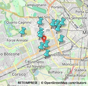 Mappa Via Luigi Soderini, 20147 Milano MI, Italia (1.27)