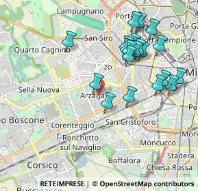 Mappa Via Luigi Soderini, 20147 Milano MI, Italia (2.011)