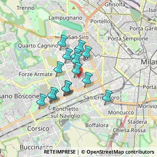 Mappa Via Sally Mayer, 20146 Milano MI, Italia (1.33188)