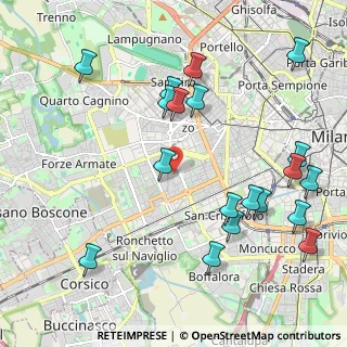 Mappa Via Sally Mayer, 20146 Milano MI, Italia (2.43211)