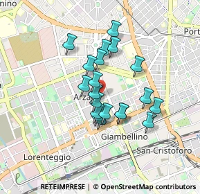 Mappa Via Luigi Soderini, 20147 Milano MI, Italia (0.6535)