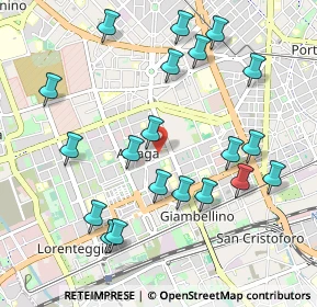 Mappa Via Luigi Soderini, 20147 Milano MI, Italia (1.0815)