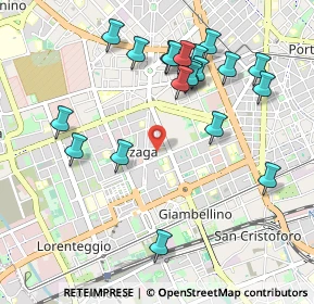 Mappa Via Luigi Soderini, 20147 Milano MI, Italia (1.049)