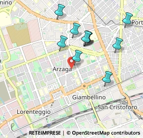 Mappa Via Luigi Soderini, 20147 Milano MI, Italia (0.88909)