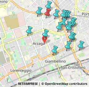 Mappa Via Luigi Soderini, 20147 Milano MI, Italia (1.094)