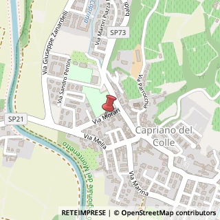Mappa Via F. Morari, 13, 25020 Capriano del Colle, Brescia (Lombardia)