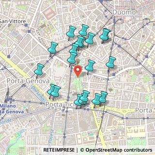 Mappa Zona 1 Centro Storico, 20121 Milano MI, Italia (0.431)