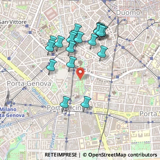 Mappa Zona 1 Centro Storico, 20123 Milano MI, Italia (0.4855)