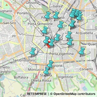 Mappa Zona 1 Centro Storico, 20123 Milano MI, Italia (2.193)