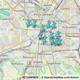 Mappa Zona 1 Centro Storico, 20121 Milano MI, Italia (1.32833)