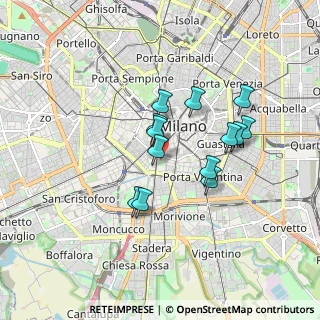 Mappa Zona 1 Centro Storico, 20121 Milano MI, Italia (1.4)