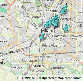 Mappa Zona 1 Centro Storico, 20121 Milano MI, Italia (1.765)