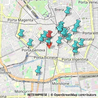 Mappa Zona 1 Centro Storico, 20123 Milano MI, Italia (0.9075)