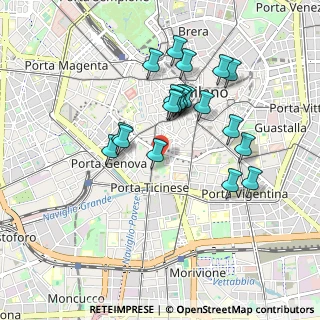 Mappa Zona 1 Centro Storico, 20123 Milano MI, Italia (0.828)