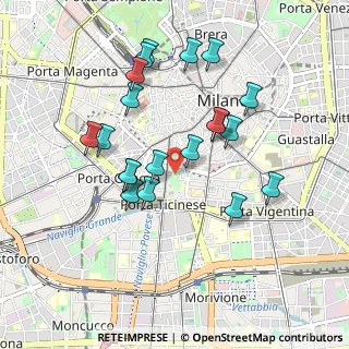 Mappa Zona 1 Centro Storico, 20121 Milano MI, Italia (0.8795)