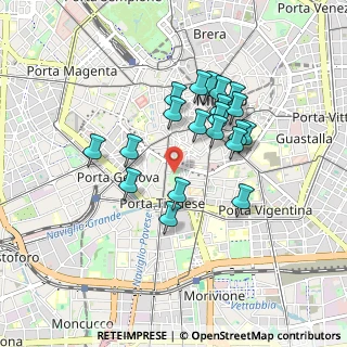 Mappa Zona 1 Centro Storico, 20123 Milano MI, Italia (0.7585)