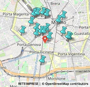 Mappa Zona 1 Centro Storico, 20121 Milano MI, Italia (0.8605)