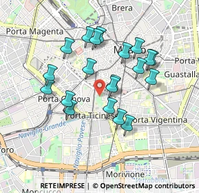 Mappa Zona 1 Centro Storico, 20121 Milano MI, Italia (0.8005)