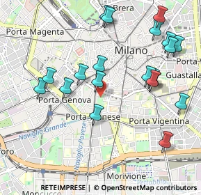 Mappa Zona 1 Centro Storico, 20121 Milano MI, Italia (1.096)