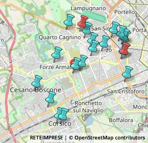 Mappa Via della Capinera, 20147 Milano MI, Italia (2.0775)