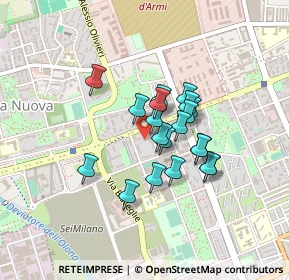 Mappa Via della Capinera, 20147 Milano MI, Italia (0.3045)