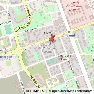 Mappa Via della Capinera, 5, 20147 Milano, Milano (Lombardia)