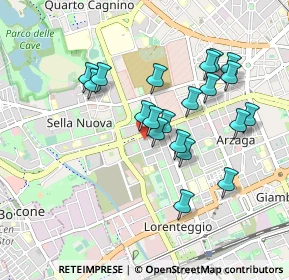 Mappa Via della Capinera, 20147 Milano MI, Italia (0.826)