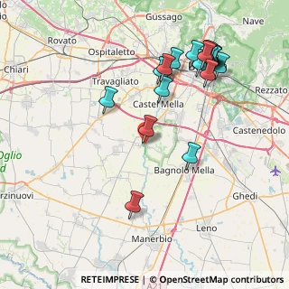Mappa Via F. Morari, 25020 Capriano del Colle BS, Italia (9.0585)