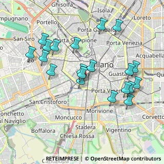 Mappa Via Marco D'Oggiono, 20123 Milano MI, Italia (1.9915)