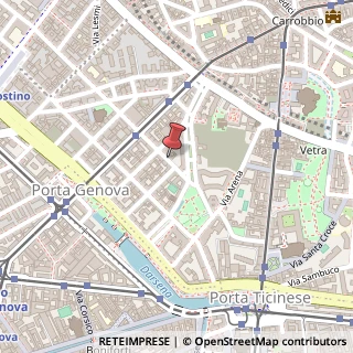 Mappa Via Marco D'Oggiono, 7, 20123 Milano, Milano (Lombardia)