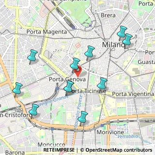 Mappa Via Marco D'Oggiono, 20123 Milano MI, Italia (1.09091)