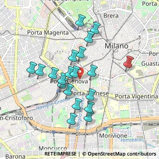 Mappa Via Marco D'Oggiono, 20123 Milano MI, Italia (0.843)