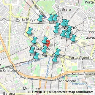 Mappa Via Marco D'Oggiono, 20123 Milano MI, Italia (0.857)
