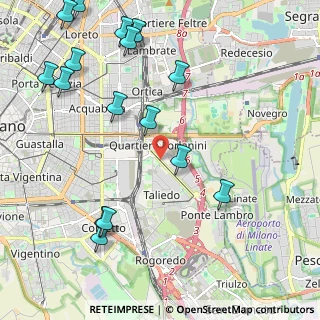 Mappa Via Mecenate Via Maderna, 20138 Milano MI, Italia (2.69625)