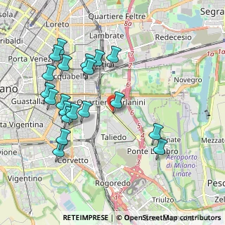 Mappa Via Mecenate Via Maderna, 20138 Milano MI, Italia (2.0775)