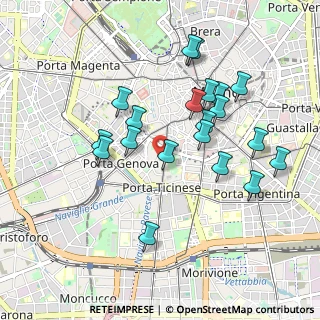 Mappa Via Arena, 20123 Milano MI, Italia (0.9065)