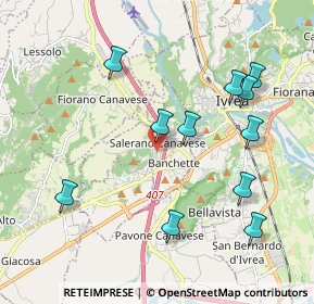 Mappa Via Cavour, 10010 Strambinello TO, Italia (2.09455)
