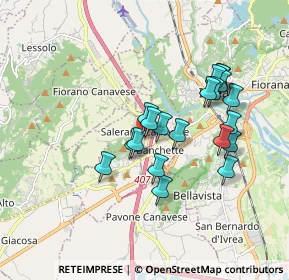 Mappa Via Cavour, 10010 Strambinello TO, Italia (1.554)