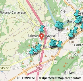 Mappa Via Cavour, 10010 Strambinello TO, Italia (1.125)