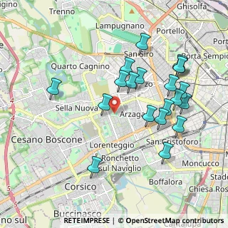 Mappa Via Berna, 20147 Milano MI, Italia (1.9815)