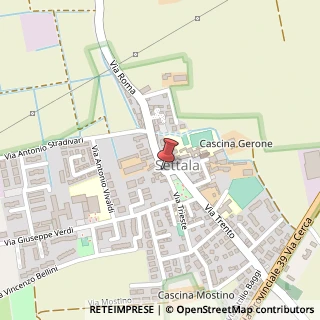 Mappa Piazza Vittorio Veneto, 33, 20090 Settala, Milano (Lombardia)
