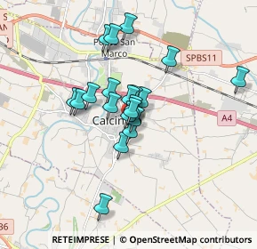Mappa Piazza Aldo Moro, 25011 Calcinato BS, Italia (1.2535)