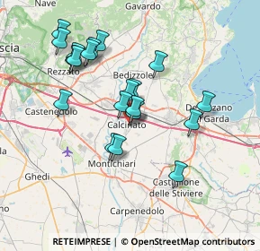 Mappa Piazza Aldo Moro, 25011 Calcinato BS, Italia (6.7805)