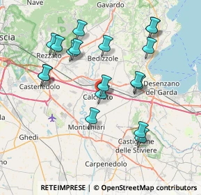Mappa Piazza Aldo Moro, 25011 Calcinato BS, Italia (7.56889)