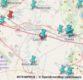 Mappa Piazza Aldo Moro, 25011 Calcinato BS, Italia (6.509)