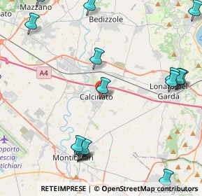 Mappa Piazza Aldo Moro, 25011 Calcinato BS, Italia (6.2845)