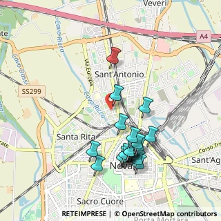 Mappa Via San Giusto, 28100 Novara NO, Italia (0.984)