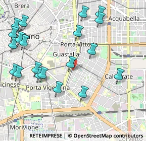 Mappa Viale Monte Nero, 20129 Milano MI, Italia (1.238)