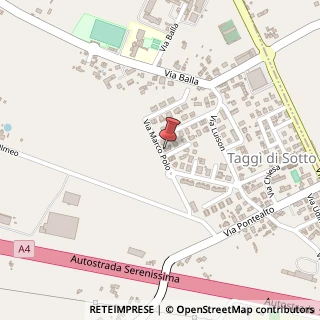 Mappa Via Cristoforo Colombo, 70, 35010 Villafranca Padovana, Padova (Veneto)